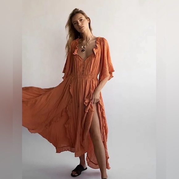 FREE PEOPLE Beach Bliss Maxi Dress, Size XS - Picture 2 of 10